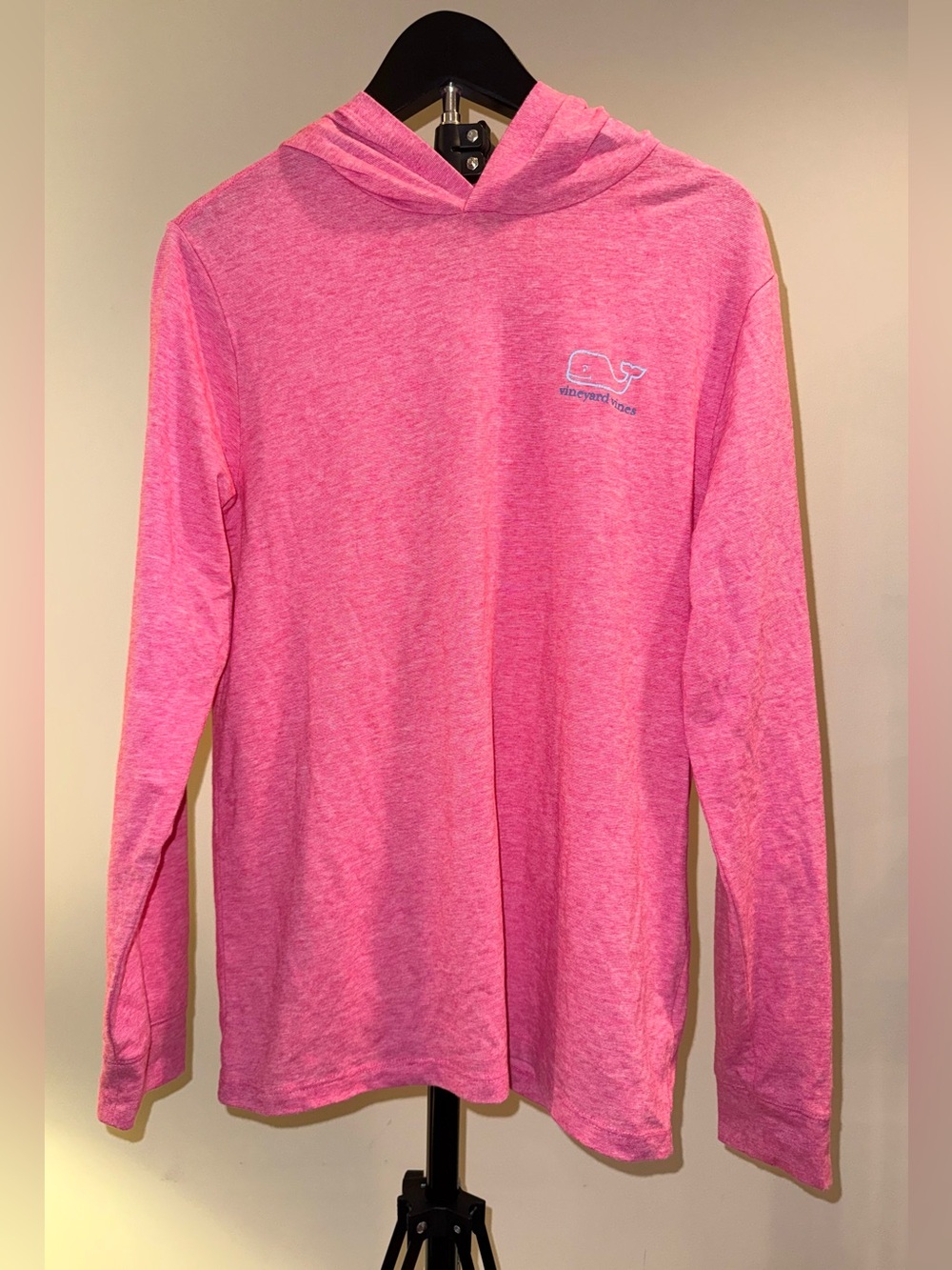 Vineyard Vines Edgartown boys hooded long-sleeve performance t-shirt, size L